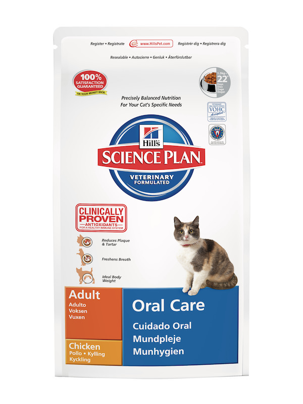 Hills science plan oral hot sale care cat food 5kg