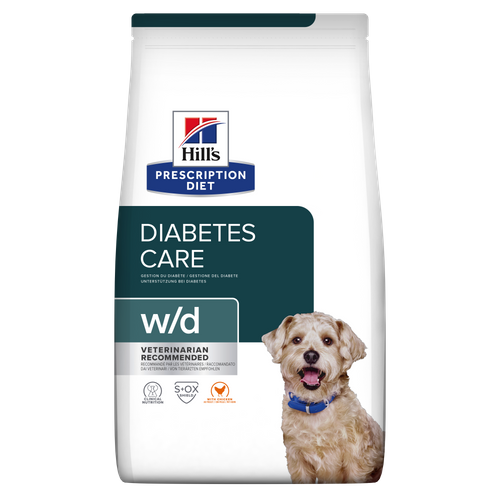 Hill s Prescription Diet W D Canine with chicken Recommended to maintain weight loss or for diabetic dogs Direct Vet