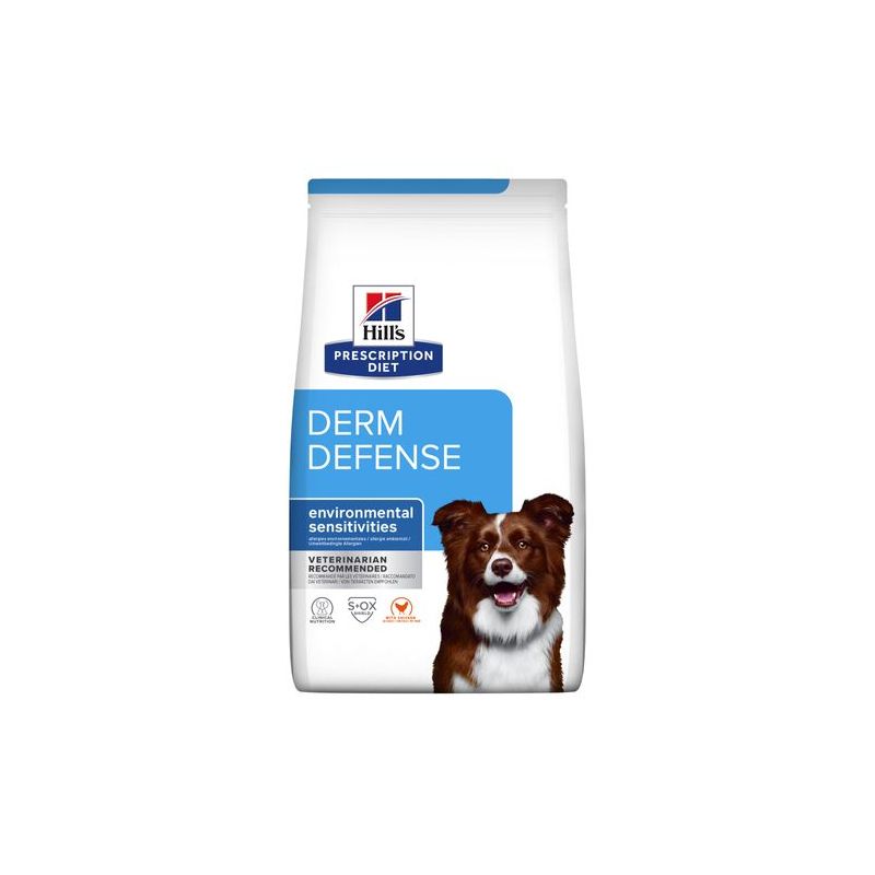 Hill s Prescription Diet Derm Canine Defense kibbles for allergic